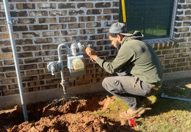 Blue Note Pros plumbing and HVAC service team