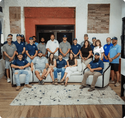 Blue Note Pros roofing and plumbing team in Shreveport