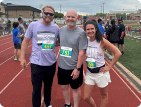 Blue Note Pros team participating in a community project